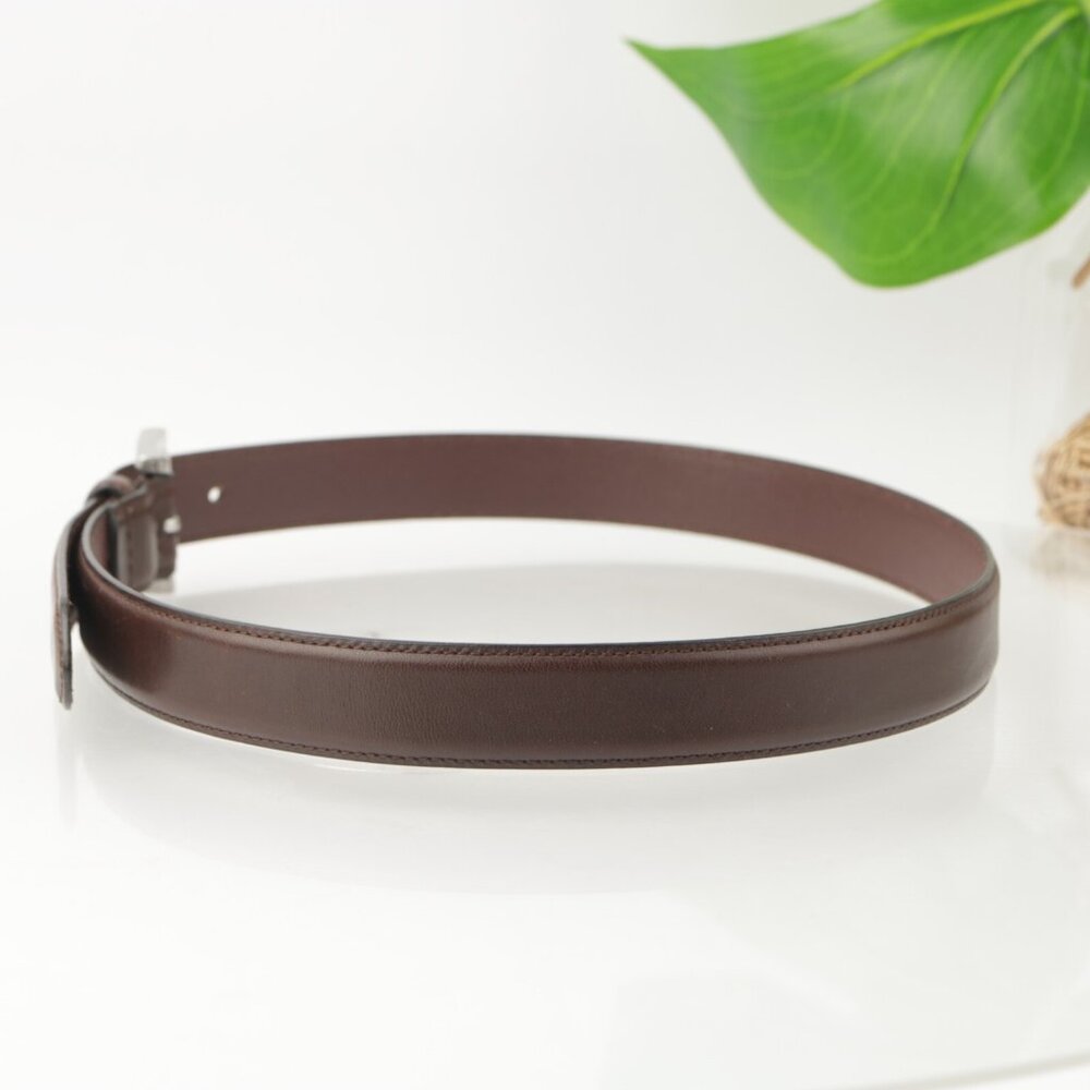 LRL Ralph Lauren Mens Belt Size 32 Brown Leather Adjustable Classic Business - Picture 5 of 12